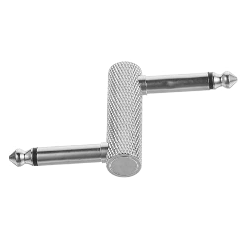 Kisangel Metall Gitarrenpedal Kupplung Doppelkopf Effektadapter Klinke Langlebig Robust Platzsparend für Gitarren Effektgeräte Zubehör Kisangel Metall Gitarrenpedal Kupplung Doppelkopf Effektadapter Klinke Langlebig Robust Platzsparend für Gitarren Effektgeräte Zubehör von Kisangel