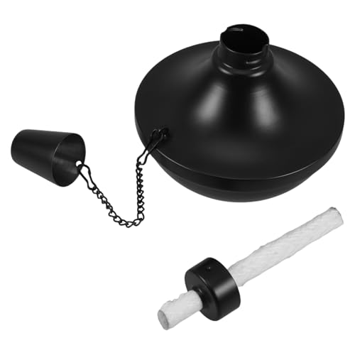 Kisangel Metall Tisch Tiki Fackel Nachfüllbare Öllampe für Außenbereich Feuerlampe für Romantische für Garten Terrasse und Partys Kisangel Metall Tisch Tiki Fackel Nachfüllbare Öllampe für Außenbereich Feuerlampe für Romantische für Garten Terrasse und Partys von Kisangel