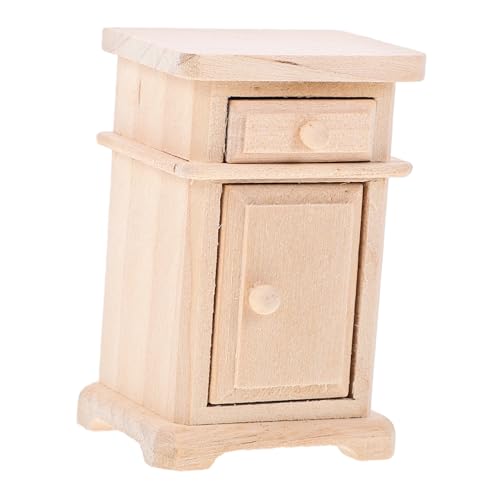 Kisangel Miniaturmöbel Holz Schrank Puppenhaus Zubehör Wohnzimmer Deko Unbehandelt für DIY Praktisch als Fotorequisit Wiederverwendbar und Sicher Kisangel Miniaturmöbel Holz Schrank Puppenhaus Zubehör Wohnzimmer Deko Unbehandelt für DIY Praktisch als Fotorequisit Wiederverwendbar und Sicher von Kisangel