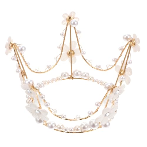Kisangel Perlenkrone Tortendeko Cake Topper Hochzeit Party Dekoration Eleganter Cake Ornament für Geburtstag Kommunion Umweltfreundlich Lebensmittelecht Dezentes Design für Festliche Kisangel Perlenkrone Tortendeko Cake Topper Hochzeit Party Dekoration Eleganter Cake Ornament für Geburtstag Kommunion Umweltfreundlich Lebensmittelecht Dezentes Design für Festliche von Kisangel