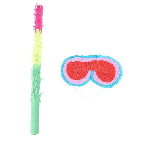 Kisangel Pinata Stick Bunte Papier Pinata für Geburtstag Party Mitgebsel Kinderfest Veranstaltung Zubehör Kisangel Pinata Stick Bunte Papier Pinata für Geburtstag Party Mitgebsel Kinderfest Veranstaltung Zubehör von Kisangel