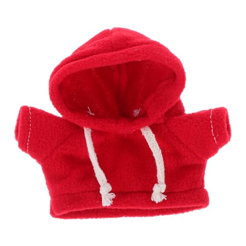 Kisangel Plüschbär Kleidung mit Kapuzenpullover für Katzen und Puppen Weiche und Bequeme Stofftierkleidung Accessoire für Sammler und Kreatives DIY von Kisangel