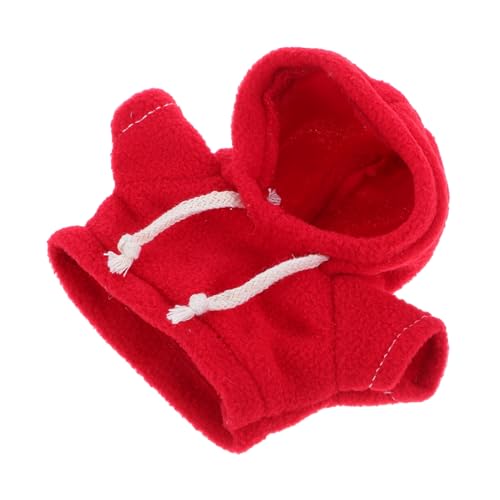 Kisangel Plüschbärenkleidung Plüschtierpullover Tierspielkleidung Babykleidung Für Puppen Puppenkleidung Tragen Babypuppenkleidung Kleidung Für Plüschpuppen Bärenshirt Rot Stoff von Kisangel