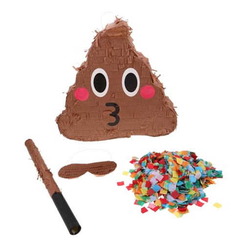 Kisangel Poop Pinata mit Augenbinde und Konfetti Lustige Poop-partydeko für Geburtstagsfeiern Erwachsenengerechtes Partyspiel Einfach Aufzuhängen für Drinnen und Draußen Kisangel Poop Pinata mit Augenbinde und Konfetti Lustige Poop-partydeko für Geburtstagsfeiern Erwachsenengerechtes Partyspiel Einfach Aufzuhängen für Drinnen und Draußen von Kisangel