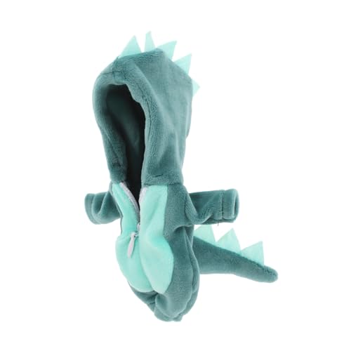 Kisangel Puppen-Dinosaurier-Kleidung Wiederverwendbare Puppenkleidung Puppen-Cartoon-Overalls Puppenkleidung Zum Austausch Wiederverwendbares Puppenkleid Puppenoveralls Light Green Stoff von Kisangel
