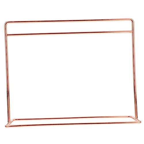 Kisangel Puppenhaus Miniatur Rack Eisen Mini Kleiderbügel Puppe Kleidung Rack Miniatur Kleidung Organizer Puppenhaus von Kisangel