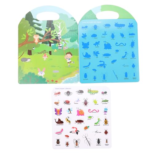 Kisangel Puzzle -Aufkleberspielzeug Childrens Sticker Books Stickerbuch für Aufkleberbuch für Aufkleberbücher für Kleinkinder Kinderstockbücher Gelee-Aufkleber Kisangel Puzzle -Aufkleberspielzeug Childrens Sticker Books Stickerbuch für Aufkleberbuch für Aufkleberbücher für Kleinkinder Kinderstockbücher Gelee-Aufkleber von Kisangel