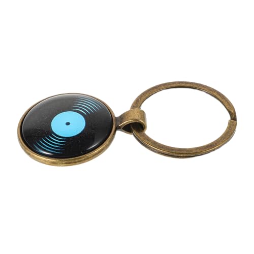 Kisangel Retro Instrument Keyring Musikliebhaber Tasche Key Chain Anhänger Schmuck Ring Anhänger Aufnahme Player Key Chain Tasche Vinyl Rekord Keychain Kisangel Retro Instrument Keyring Musikliebhaber Tasche Key Chain Anhänger Schmuck Ring Anhänger Aufnahme Player Key Chain Tasche Vinyl Rekord Keychain von Kisangel