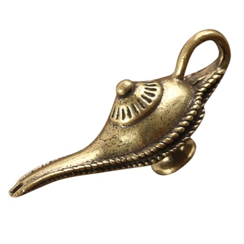 Kisangel Retro-Lampenstatue glücksbringer hochzeitsdekoration Wunschlampenornament kreative charmante Lampenverzierung Desktop-Lampen-Modell- Wunschlampenstatue Kupfer Golden Kisangel Retro-Lampenstatue glücksbringer hochzeitsdekoration Wunschlampenornament kreative charmante Lampenverzierung Desktop-Lampen-Modell- Wunschlampenstatue Kupfer Golden von Kisangel