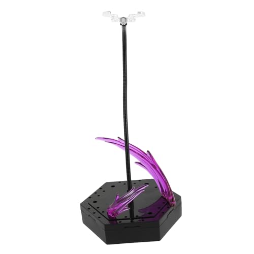 Kisangel Schlangenknochenstent Action-Figuren-Regal Flugständer Für Actionfiguren Figur Steht Puppenständer Actionfigurenständer Figurenhalter Zubehör Für Actionfiguren Plastik Violett von Kisangel