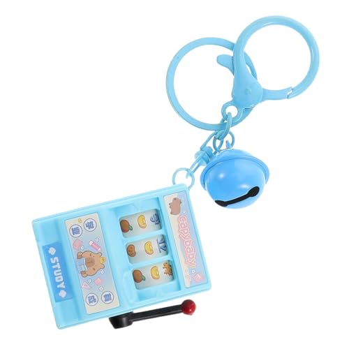 Kisangel Schlüsselanhänger Mini Spiel Schlüsselanhänger Für Mini Spielkonsole Schlüsselanhänger Spielautomat Dekoration Himmelblaues Metall von Kisangel
