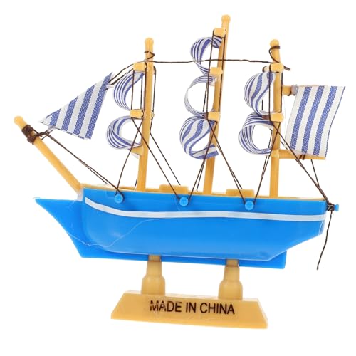 Kisangel Segelboot Modell Mediterrane Deko für Schreibtisch Design aus Kreative Tischdekoration für Wohnzimmer Büro und Schlafzimmer Stilvolle Ornamente von Kisangel