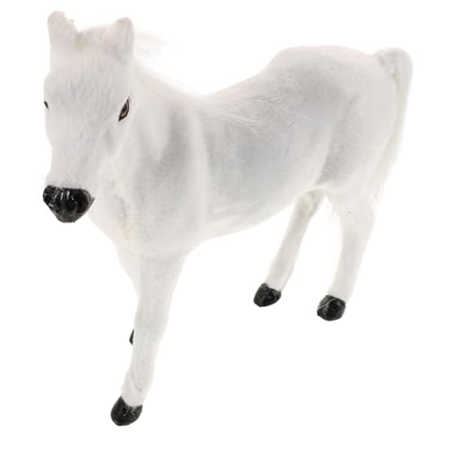 Kisangel Simulationspferdemodell Kleine Pferdefiguren Pferde Pferde Mini Pferdefiguren Pferdefiguren Pferde Actionfigur Pferdestatue Weißer Plüschstoff Kisangel Simulationspferdemodell Kleine Pferdefiguren Pferde Pferde Mini Pferdefiguren Pferdefiguren Pferde Actionfigur Pferdestatue Weißer Plüschstoff von Kisangel