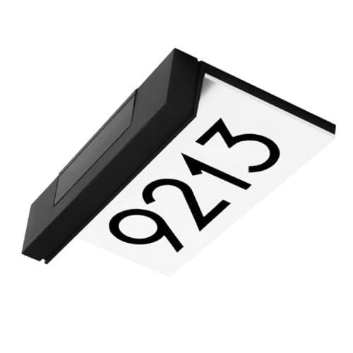 Kisangel Solar LED Hausnummernleuchte Wetterfest Energiesparende Solar Türschildbeleuchtung mit Heller LED Langlebiges Kunststoffgehäuse Einfache Installation für Außenbereich Garten Kisangel Solar LED Hausnummernleuchte Wetterfest Energiesparende Solar Türschildbeleuchtung mit Heller LED Langlebiges Kunststoffgehäuse Einfache Installation für Außenbereich Garten von Kisangel