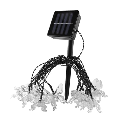 Kisangel Solar Schmetterlings Lichterkette 79 M Wasserdichte LED Dekorationslichter Für Den Außenbereich Für Garten Terrasse Rasen Urlaub Hochzeit Party Dekoration Kisangel Solar Schmetterlings Lichterkette 79 M Wasserdichte LED Dekorationslichter Für Den Außenbereich Für Garten Terrasse Rasen Urlaub Hochzeit Party Dekoration von Kisangel
