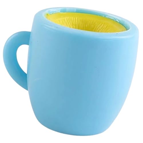 Kisangel Stressabbau Becher mit Glatter Oberfläche Cartoon Eichhörnchen Squeeze Toy für Erwachsene Sensorisches Zappelspielzeug Mitgebsel für Geburtstag und Festival Zufällige Farbe von Kisangel