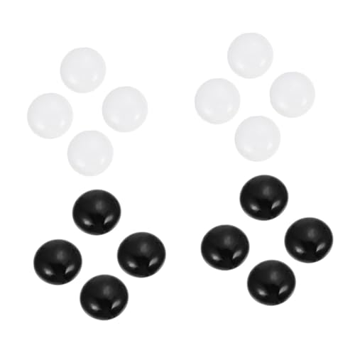 Kisangel Teiliges Go schachsteine aus Premium Keramik Flache Glasperlen in Schwarz und Weiß Langlebige Brettspiel Zubehör für Strategisches Denken und Kinderförderung von Kisangel