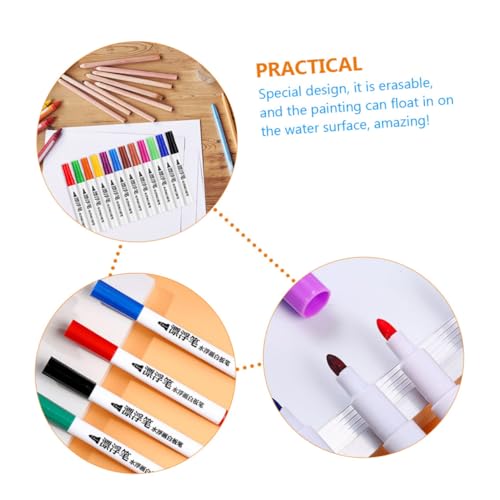Kisangel Teiliges Wasser Malstifte Bunte Abwischbare Whiteboard Marker mit Schwebender Farbe Langlebig Ergonomisch Fördert Kreativität und Fantasie für Junge Mädchen Kisangel Teiliges Wasser Malstifte Bunte Abwischbare Whiteboard Marker mit Schwebender Farbe Langlebig Ergonomisch Fördert Kreativität und Fantasie für Junge Mädchen von Kisangel