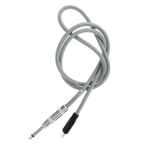 Kisangel USB C Audiokabel für Gitarre und Smartphones Hochwertige Audioqualität Einfache Bedienung Kompatibel mit Laptops und Aufnahmesystemen von Kisangel