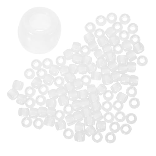 Kisangel UV Perlen für Schmuckherstellung Acryl Perlen mit Farbwechsel und Nachtleuchteffekt DIY Bastelperlen für Armbänder Halsketten Ohrringe ca Spacer Beads von Kisangel
