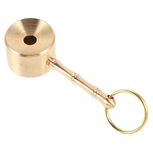 Kisangel Wandern Niedliche Trainingspfeife Für Schlüssel Camping Party Quetschpfeife Mund Tragbar Wellensittich Jagd Outdoor Vögel Locken Pfeifen Anrufer Vogelruf Goldenes Messing von Kisangel