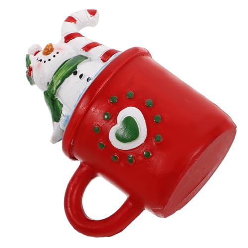 Kisangel Weihnachten Schneemann Ornamente Zahlen Urlaub Festliche Weihnachtsfigur drinnen LED schneemann Dekoration weihnachtsdekoration Weihnachtsschmuck Schneemann Tischdekoration Harz von Kisangel