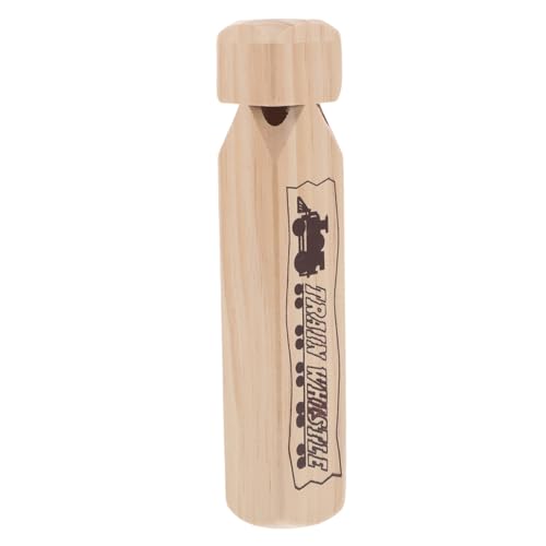 Kisangel Zugpfeife Orff Instrumente Pfeife Interaktives Musikinstrument Geräuschspielzeug Lustiges Musikinstrument Musikinstrument Musikspielzeug für Babys Zughorn Holz Khaki von Kisangel