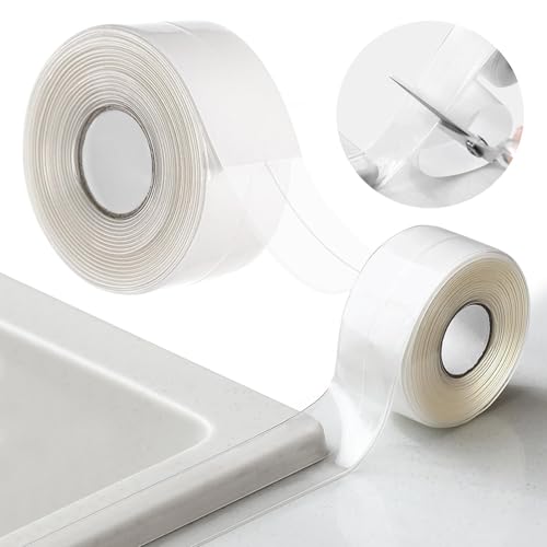 Dichtungsband Selbstklebend, Transparent Dichtungsstreifen, PVC Wasserdichtes Klebeband, Zugluftstopper Schalldicht, Türdichtung Selbstklebende Dichtband für Tür, Fenster, Küche, Badezimmer Dichtungsband Selbstklebend, Transparent Dichtungsstreifen, PVC Wasserdichtes Klebeband, Zugluftstopper Schalldicht, Türdichtung Selbstklebende Dichtband für Tür, Fenster, Küche, Badezimmer von Kisbeibi