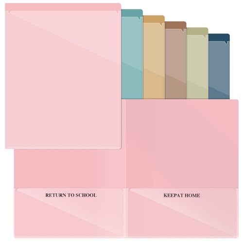 Kisston 6 Stück Mappen zum Mitnehmen, Boho-Hausaufgabenordner mit Taschen für Eltern, Lehrer, Kommunikation für Studenten, Kinder, Klassenzimmer, Schule, Büro, Zuhause Kisston 6 Stück Mappen zum Mitnehmen, Boho-Hausaufgabenordner mit Taschen für Eltern, Lehrer, Kommunikation für Studenten, Kinder, Klassenzimmer, Schule, Büro, Zuhause von Kisston