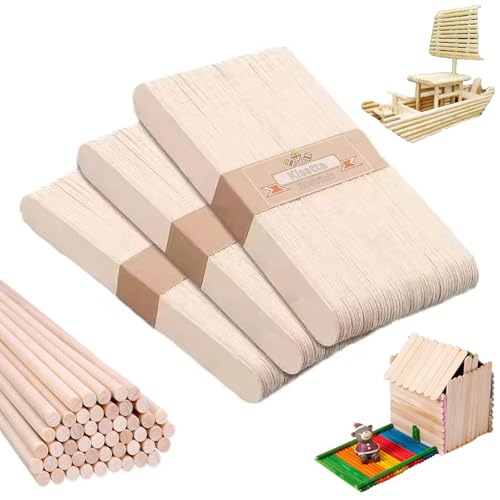 200 er Eisstiele Holz, Holzspatel zum Basteln Groß Breit, HolzstäBe zum Basteln, Eis HolzstäBchen zum Rund Basteln, Bastel EisstäBchen HolzstäBchen, Rundholz Natur Holzstab Bastelholz für Diy Deko 200 er Eisstiele Holz, Holzspatel zum Basteln Groß Breit, HolzstäBe zum Basteln, Eis HolzstäBchen zum Rund Basteln, Bastel EisstäBchen HolzstäBchen, Rundholz Natur Holzstab Bastelholz für Diy Deko von Kisstta