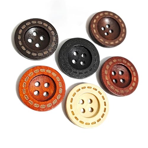 60 Stück Knöpfe zum Basteln, Knöpfe zum Annähen, Holzknöpfe, Buttons, Bunte Knöpfe, Knöpfe für Strickjacke, 15 mm farbige Knöpfe zum Nähen von Knöpfen, Kleidern, Nähen, DIY, Basteln, Dekoration 60 Stück Knöpfe zum Basteln, Knöpfe zum Annähen, Holzknöpfe, Buttons, Bunte Knöpfe, Knöpfe für Strickjacke, 15 mm farbige Knöpfe zum Nähen von Knöpfen, Kleidern, Nähen, DIY, Basteln, Dekoration von Kisstta