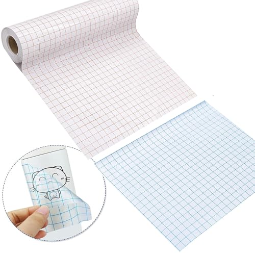 Transferfolie Plotter für Vinyl, Plotter zubehör,30 x 20 cm Übertragungsfolie Plotter, Plotterfolie Textil mit klarem Ausrichtungsgitter for Cri-cut, Silhouette Cameo, Cricut Transferfolie,2 pcs Transferfolie Plotter für Vinyl, Plotter zubehör,30 x 20 cm Übertragungsfolie Plotter, Plotterfolie Textil mit klarem Ausrichtungsgitter for Cri-cut, Silhouette Cameo, Cricut Transferfolie,2 pcs von Kisstta