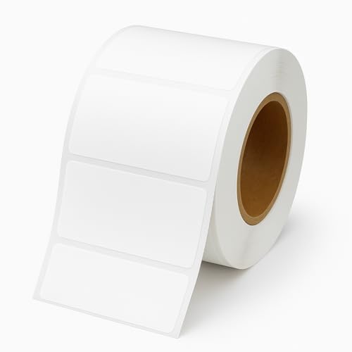 Thermoetiketten 60×25 mm - Rolle 500 Stück - weißes selbstklebendes Papier für Thermodrucker - Barcode-Etiketten, Logistik, Versand, Inventar, Büro Thermoetiketten 60×25 mm - Rolle 500 Stück - weißes selbstklebendes Papier für Thermodrucker - Barcode-Etiketten, Logistik, Versand, Inventar, Büro von Kistayle