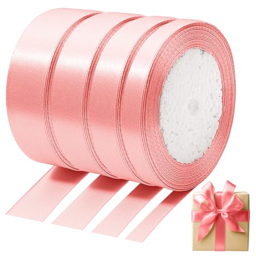 Kisvic Geschenkband Rosa Set, 88m Satinband Rosa 6/10/15/20mm Ribbon für Geburtstag Ballonverschlüsse, Weihnachten Neujahr Geschenkverpackung, Basteln, Partydeko Kisvic Geschenkband Rosa Set, 88m Satinband Rosa 6/10/15/20mm Ribbon für Geburtstag Ballonverschlüsse, Weihnachten Neujahr Geschenkverpackung, Basteln, Partydeko von Kisvic