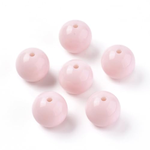 KitBeads 112 Stück 20 mm große Acrylperlen, rosa, rund, undurchsichtig, Kaugummi, große Perlen für Schmuckherstellung, Armbänder, Stifte, Halsketten, Bastelarbeiten, Dekoration KitBeads 112 Stück 20 mm große Acrylperlen, rosa, rund, undurchsichtig, Kaugummi, große Perlen für Schmuckherstellung, Armbänder, Stifte, Halsketten, Bastelarbeiten, Dekoration von KitBeads