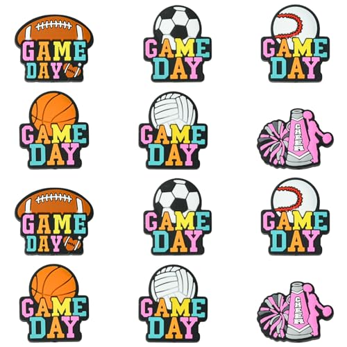 KitBeads 12 Stück 6 Stile Basketball Fußball Volleyball Silikon Perlen Ball Spiel Sport Focal Perlen für Stifte, Schlüsselanhänger, Armbänder, Schmuckherstellung, Handwerk KitBeads 12 Stück 6 Stile Basketball Fußball Volleyball Silikon Perlen Ball Spiel Sport Focal Perlen für Stifte, Schlüsselanhänger, Armbänder, Schmuckherstellung, Handwerk von KitBeads