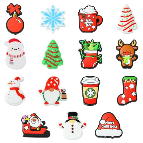 KitBeads 15 x Weihnachts-Silikonperlen, bunte Feiertags-Perlen, Schneemann, Rentier, Weihnachtsbaum, Perlen für Schmuckherstellung, Schlüsselanhänger, Stifte, Basteln KitBeads 15 x Weihnachts-Silikonperlen, bunte Feiertags-Perlen, Schneemann, Rentier, Weihnachtsbaum, Perlen für Schmuckherstellung, Schlüsselanhänger, Stifte, Basteln von KitBeads