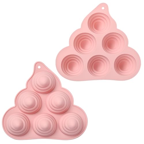 KitBeads 2 Stück Kot-Silikonformen lustige Kot-Fondant-Formen für Schokolade, Cupcake-Topper, Seife, Backen, Basteln, Dekoration KitBeads 2 Stück Kot-Silikonformen lustige Kot-Fondant-Formen für Schokolade, Cupcake-Topper, Seife, Backen, Basteln, Dekoration von KitBeads