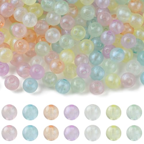 KitBeads 575 Stück zufällige 7,5 mm Acryl-Meerjungfrau-Perlen, transparent, glitzernd, runde Kunststoffperlen für Schmuckherstellung, Armbänder, Halsketten, Basteln, Großpackung KitBeads 575 Stück zufällige 7,5 mm Acryl-Meerjungfrau-Perlen, transparent, glitzernd, runde Kunststoffperlen für Schmuckherstellung, Armbänder, Halsketten, Basteln, Großpackung von KitBeads