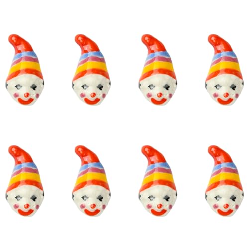 KitBeads Clown-Perlen aus Porzellan, bedruckt, Zirkus, Joker, Clown-Perlen für Schmuckherstellung, Schlüsselanhänger, Armband, Ohrringe, Halskette, Basteln, 8 Stück KitBeads Clown-Perlen aus Porzellan, bedruckt, Zirkus, Joker, Clown-Perlen für Schmuckherstellung, Schlüsselanhänger, Armband, Ohrringe, Halskette, Basteln, 8 Stück von KitBeads