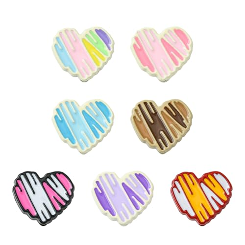 KitBeads Emaille-Herzperlen, bunt, gestreift, Metallherz, Abstandshalter für Schmuckherstellung, Halsketten, Armbänder, Handwerk, Großpackung KitBeads Emaille-Herzperlen, bunt, gestreift, Metallherz, Abstandshalter für Schmuckherstellung, Halsketten, Armbänder, Handwerk, Großpackung von KitBeads