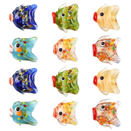 KitBeads Glasperlen für Schmuckherstellung, Armbänder, Ohrringe, Halsketten, 6 Farben, 12 Stück KitBeads Glasperlen für Schmuckherstellung, Armbänder, Ohrringe, Halsketten, 6 Farben, 12 Stück von KitBeads