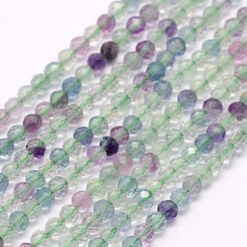 KitBeads Natürliche Fluorit-Kristallperlen, Stränge, 4 mm, helle Farbe, facettierte Steinperlen für Schmuckherstellung, Halsketten, Armbänder, 96 Stück KitBeads Natürliche Fluorit-Kristallperlen, Stränge, 4 mm, helle Farbe, facettierte Steinperlen für Schmuckherstellung, Halsketten, Armbänder, 96 Stück von KitBeads