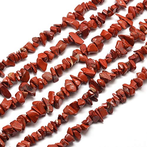 Kitbeads 200-230 Stück rote Jaspis Trommelperlen unregelmäßig geformte gebohrte Perlen rote Heilung Chip Perlen für die Schmuckherstellung Kitbeads 200-230 Stück rote Jaspis Trommelperlen unregelmäßig geformte gebohrte Perlen rote Heilung Chip Perlen für die Schmuckherstellung von KitBeads