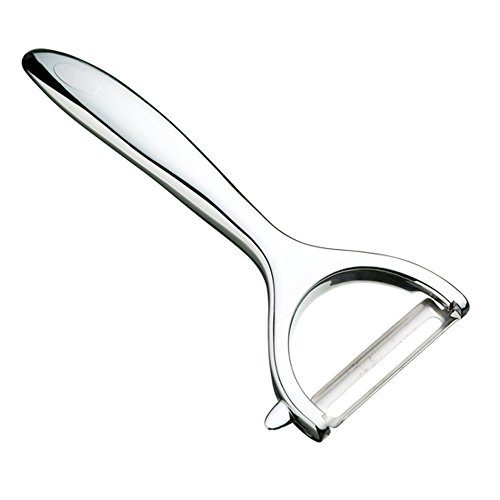 MasterClass 'Y' Kartoffelschäler, Edelstahl-Gemüseschäler für die Küche mit schwenkbarer Klinge und ergonomischem Griff, spülmaschinenfest, Silber MasterClass 'Y' Kartoffelschäler, Edelstahl-Gemüseschäler für die Küche mit schwenkbarer Klinge und ergonomischem Griff, spülmaschinenfest, Silber von Master Class