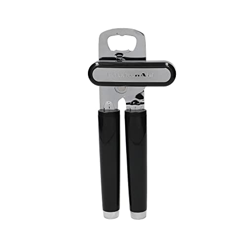 KitchenAid Dosenöffner, Pistazie, robuster manueller Dosenöffner mit Edelstahlklinge, Dosenöffner mit Flaschenöffner, Küchenwerkzeug mit robustem Griff, 21 cm von KitchenAid