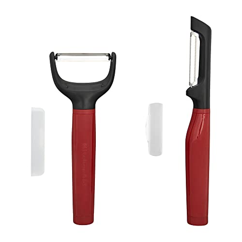 KitchenAid Universal Y- und Euroschäler-Set, 2-teilig, Empire Red von KitchenAid