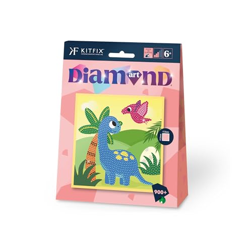 Kitfix - Diamond Art - Dino-Welt - Diamond Painting für Kinder ab 6-17,5 x 17,5cm - für Mädchen, Jungen und Erwachsene - 2513 Kitfix - Diamond Art - Dino-Welt - Diamond Painting für Kinder ab 6-17,5 x 17,5cm - für Mädchen, Jungen und Erwachsene - 2513 von Kitfix