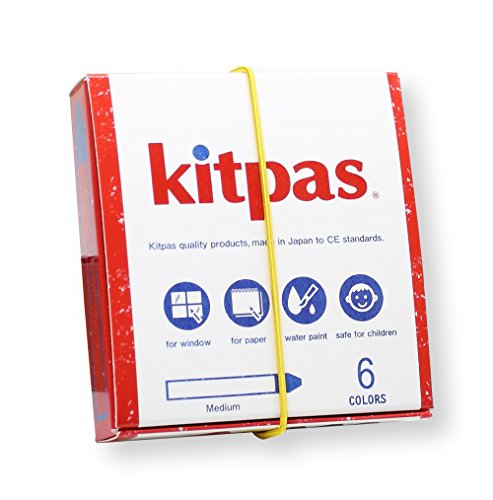 Kitpas Buntstift, mittelgroß, 6 Farben von Kitpas