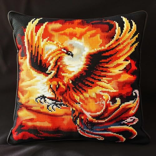 Kitquiver Diy Knüpfen Set Anime Flamme Phönix Diy-Knüpfhäkel-Set,Heimdekoration,Bestickte Kissen-Sets,Stickset Für Anfänger B 17x17In Kitquiver Diy Knüpfen Set Anime Flamme Phönix Diy-Knüpfhäkel-Set,Heimdekoration,Bestickte Kissen-Sets,Stickset Für Anfänger B 17x17In von Kitquiver